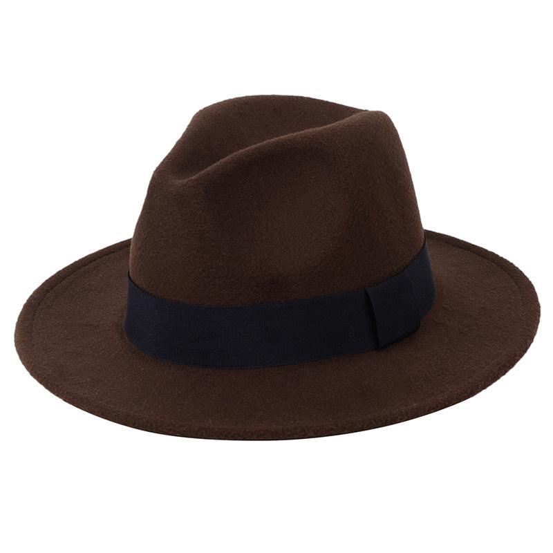 Classic Wide-Brim Felt Hat — product view 8