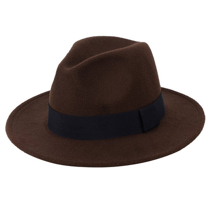 Classic Wide-Brim Felt Hat — product view 8