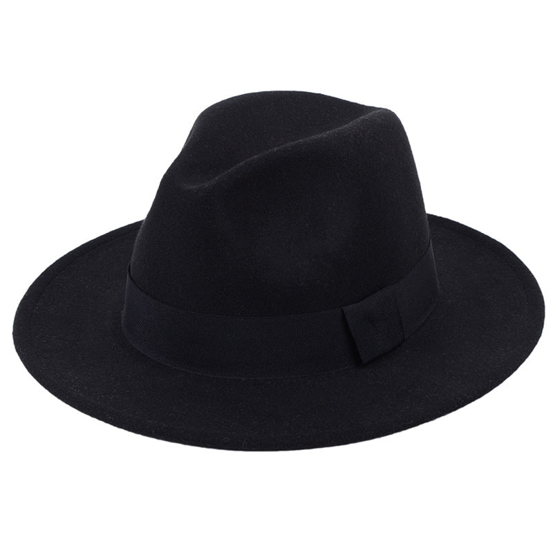 Classic Wide-Brim Felt Hat — product view 4