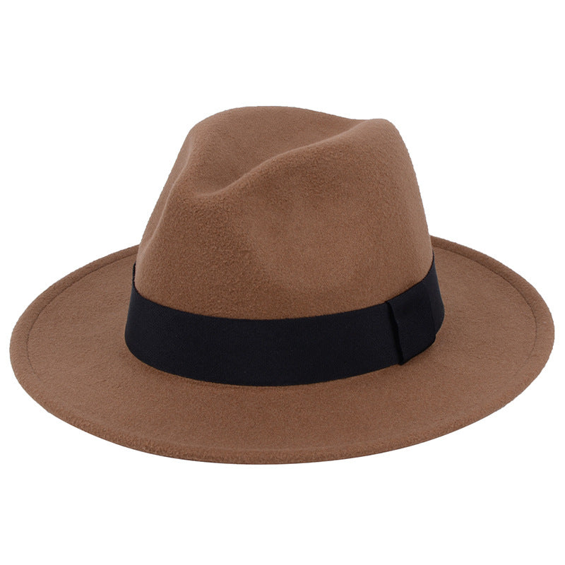 Classic Wide-Brim Felt Hat — product view 9