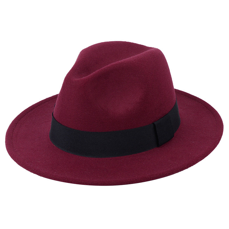 Classic Wide-Brim Felt Hat — product view 3