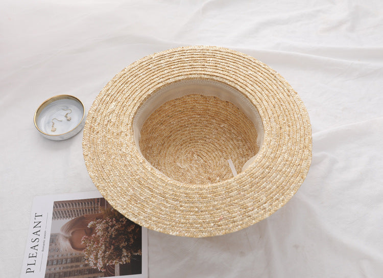 Seaside Wide-Brim Straw Hat — product view 8