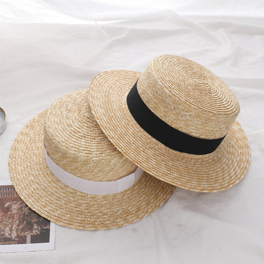 Seaside Wide-Brim Straw Hat — product view 1