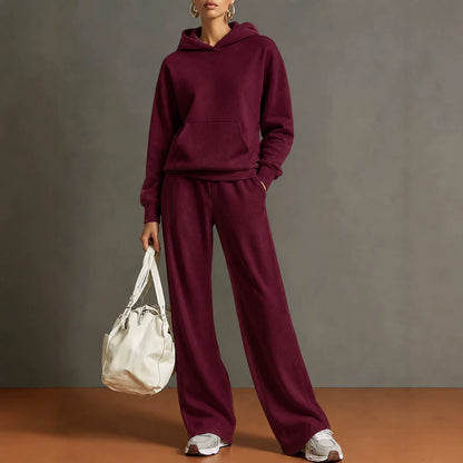 Hoodie & Wide-Leg Pants Set — product view 4