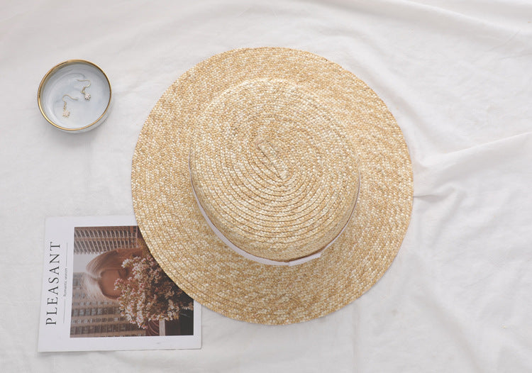 Seaside Wide-Brim Straw Hat — product view 3