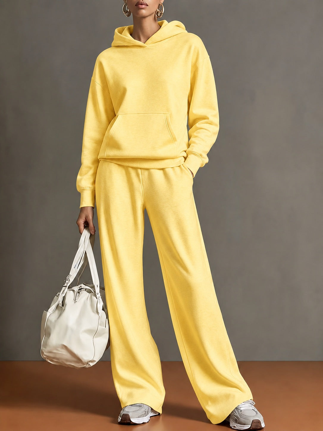 Hoodie & Wide-Leg Pants Set — product view 12