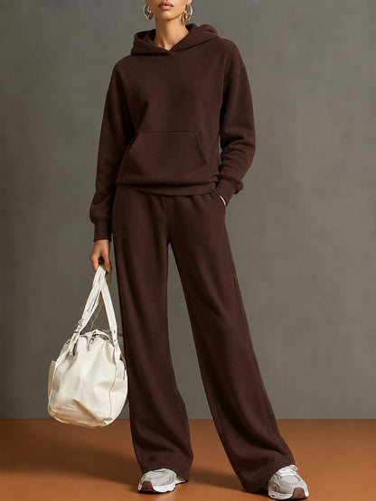 Hoodie & Wide-Leg Pants Set — product view 14