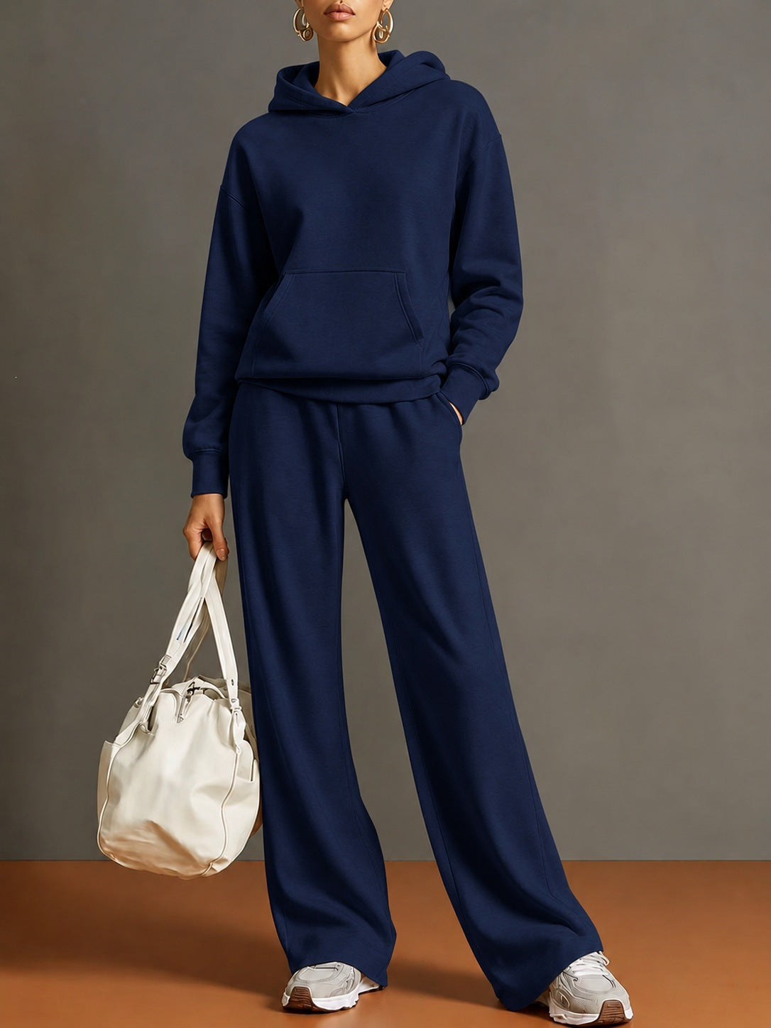Hoodie & Wide-Leg Pants Set — product view 10